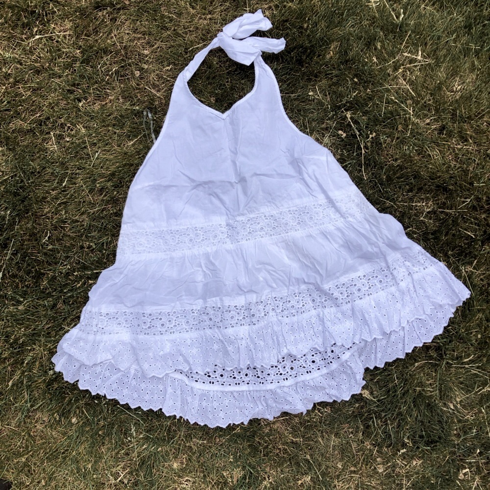 White American Eagle Halter Top/Mini Dress